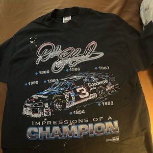 Vintage Dale Earnhardt Impressions orange Champion size Largel